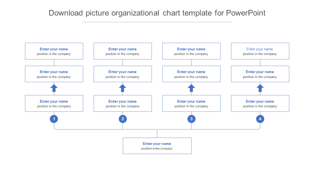 Download Picture Organizational Chart Template For PowerPoint